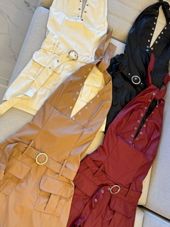 Vestido couro - comprar online