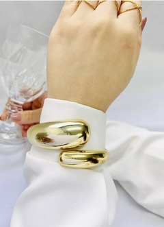 Bracelete gota laminado maximalista - comprar online