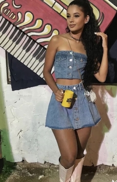 Saia jeans