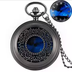 Relógio de bolso quartz Azul - GTM Custom - A Loja Oficial do Motoclube Gentlemen