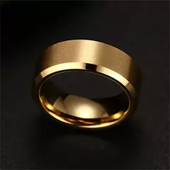 Aço inoxidável Matte Black Anéis para Homens e Mulheres, Moda Charme Jóias, - GTM Custom - A Loja Oficial do Motoclube Gentlemen