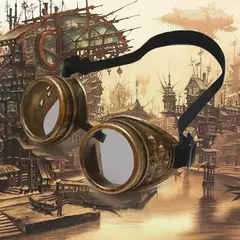 Imagem do óculos Rivet Steampunk
