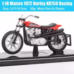 Maiisto Harley Road King Motocicleta, Road King, Dyna Street Bob CVO, Road Glide, VRSCR Rod, XR1200X, Brinquedos da bicicleta, 1:18, Modelo K, XR750, Breakout - GTM Custom - A Loja Oficial do Motoclube Gentlemen