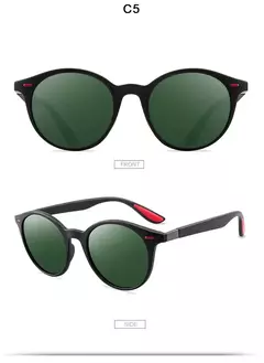 Óculos de sol polarizados com moldura oval - GTM Custom - A Loja Oficial do Motoclube Gentlemen