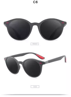Óculos de sol polarizados com moldura oval - GTM Custom - A Loja Oficial do Motoclube Gentlemen