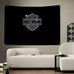 Bandeira Harley Davidson - GTM Custom - A Loja Oficial do Motoclube Gentlemen