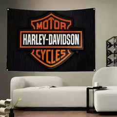 Bandeira Harley Davidson - GTM Custom - A Loja Oficial do Motoclube Gentlemen