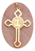 PINGENTE OURO CRUZ SÃO BENTO PEQUENO - LN JOALHERIA