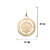 PINGENTE OURO 18K FLOR DE LOTUS - LN JOALHERIA