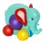 Amiguinhos da Floresta Elefante Verde - Mercotoys - comprar online