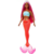 Boneca Barbie com cabelo colorido Coral - Mattel HRR02