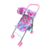 Carrinho de Passeio Divertido para Boneca com cobertura - DM Toys