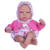 Boneca Miya Reborn Roupa Rosa - Cotiplas