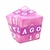 Imagem do Quebra Cabeça 3D Cubo Magico Vinci Calendário 3x3x3 Rosa - Cuber Brasil