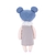 Boneca Metoo Angela Doceira Retro Bear Azul - BupBaby