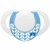 Chupeta Compact Azul Silicone Tam 1 (0-6m) - Chicco