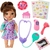 Boneca Baby Alive Dia de Cuidar da Bella Morena Roxa - Hasbro F7536