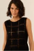 BLUSA TRICOT CROPPED CROCHET - comprar online
