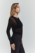 Cardigan Tricot Paula - Preto - loja online