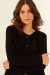 CASACO TRICOT LUREX DETALHE BOLSOS - comprar online