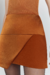 Shorts Saia Greta - Marrom Ginger na internet