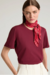 T-SHIRT ELOAH - VERMELHO BORDO