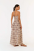 Vestido Midi Franzido Estampa Bloom na internet