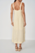 VESTIDO MIDI RETO COM TOMBAS - comprar online