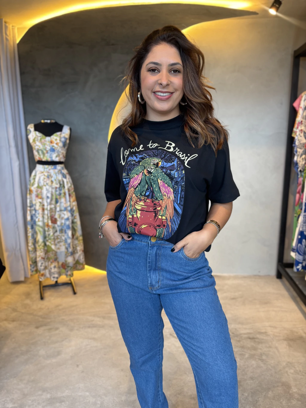 T-shirt friozinho bom FARM