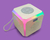 Som Potente em um Design Compacto: Caixinha de Som Bluetooth Cubo RGB