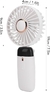 Mini Ventilador Portátil com Apoio de Celular, Display e Conexão USB-C - 5 Velocidades na internet