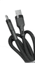 Cabo de Carregamento Rápido Turbo 6A Max – Tipo C e Lightning, Nylon, 1 Metro, OD 5.0