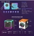 Som Potente em um Design Compacto: Caixinha de Som Bluetooth Cubo RGB - comprar online