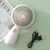 Imagem do Mini Ventilador Portátil USB com LED Azul – Design Minimalista para Dias Quentes