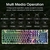 Kit Gamer 4 em 1 com Teclado RGB, Mouse Ergonômico, Fone e Mousepad Completo YILIMA - PDC PRESENTES