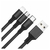 Cabo de Carregamento Rápido Turbo 3 em 1 Micro USB (V8) Tipo C Lightning Envio Rápido de Dados 2.1A na internet
