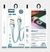Cabo de Carregamento Rápido Turbo 6A – Tipo C e Lightning com LED RGB e QC3.0, 1M, Fibra de Nylon - PDC PRESENTES