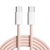 Cabo de Carregador USB Tipo C 1 Metro – Tecido Trançado com Carregamento Rápido e Modo Turbo - PDC PRESENTES