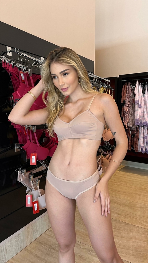 Sutiã Cecília Recorte Basic Canela