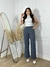 Calça Pantalona Cinza