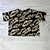 Remera corta estampada