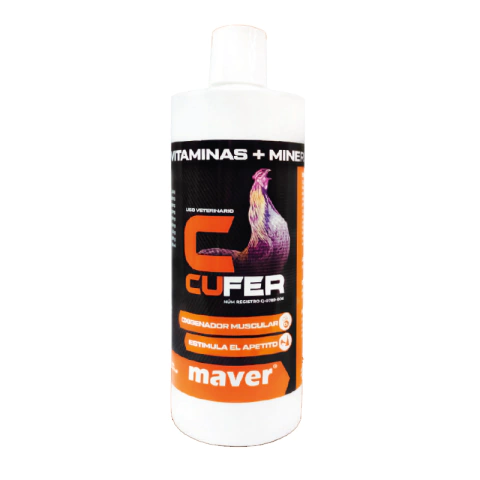 Cufer 500ml Vitaminas Minerales Para Caballo Carreras Potro