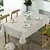 MANTEL TELA SIMIL LINO RECTANGULAR - Lola Blanqueria