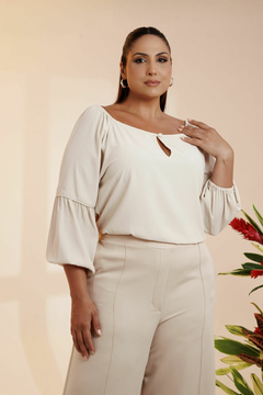 Blusa Matilde Bege - comprar online