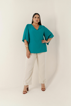 Blusa Silvia Turquesa na internet