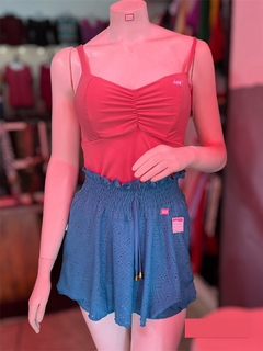 Body frisado alça