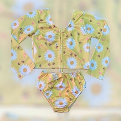  Conjunto infantil biquini feminino moda praia 