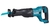 Serra Sabre a Bateria 18V Makita DJR186 - Sem Bateria Sem Carregador