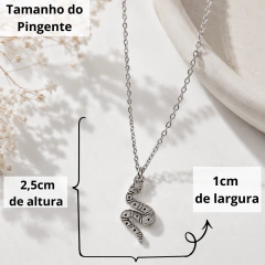 Kit Colar Cobra + Brincos de Lua - Linha Nocturnal Magic - comprar online