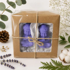 Kit Vela Aromática Artesanal - Buda - Aroma & Love